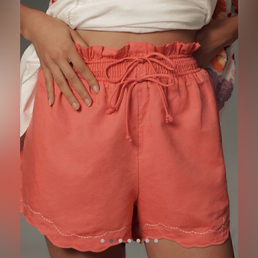 NWT Anthropologie Waist Band Shorts - Picture 3 of 6
